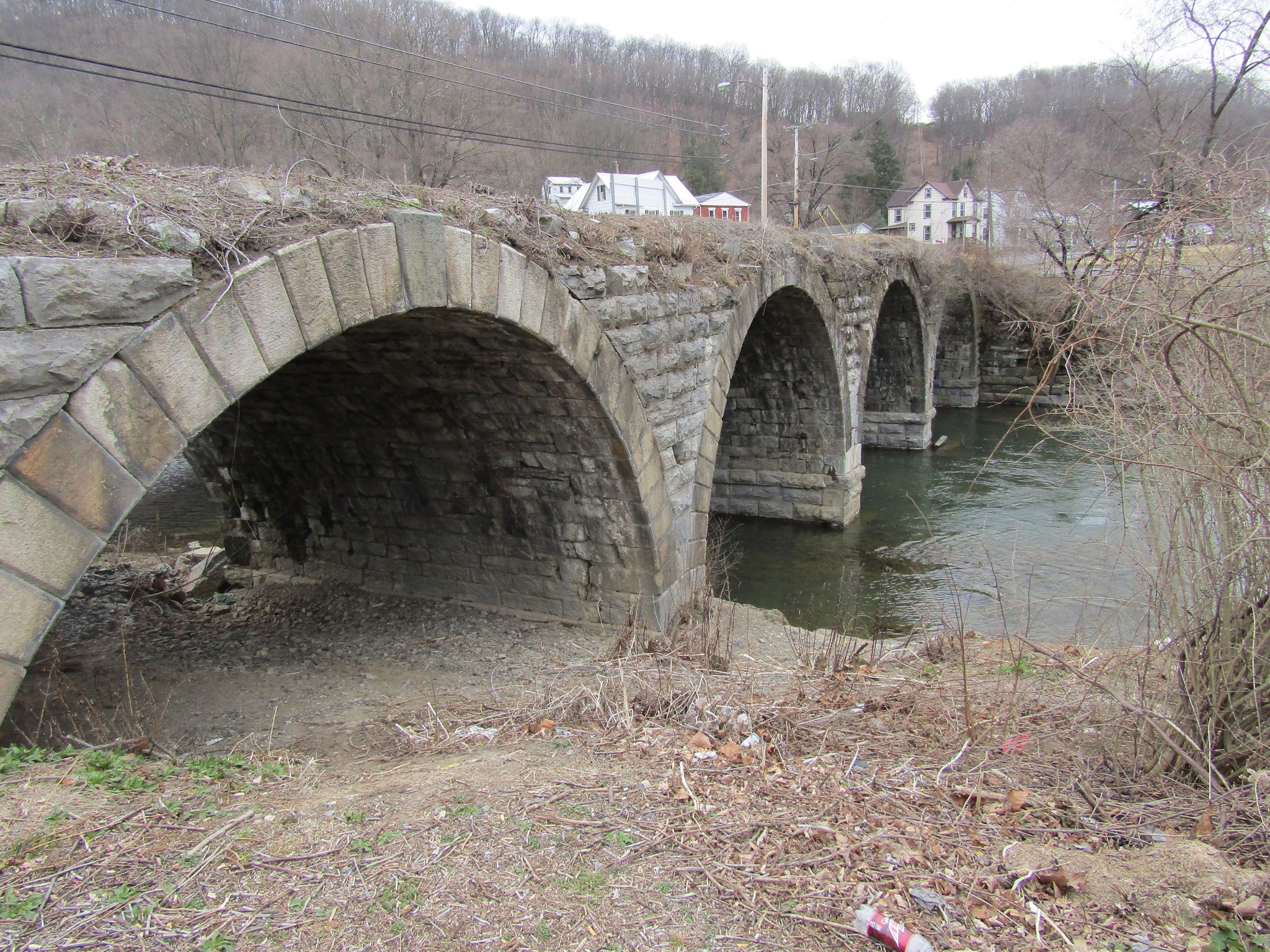 Pennsylvania Railroad Old Bridge over Standing Stone Creek, also known as Conrail Old Bridge over Standing Stone Creek